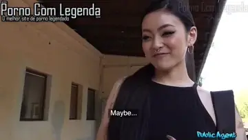 Japonesa levando rola pela primeira vez e gemendo muito